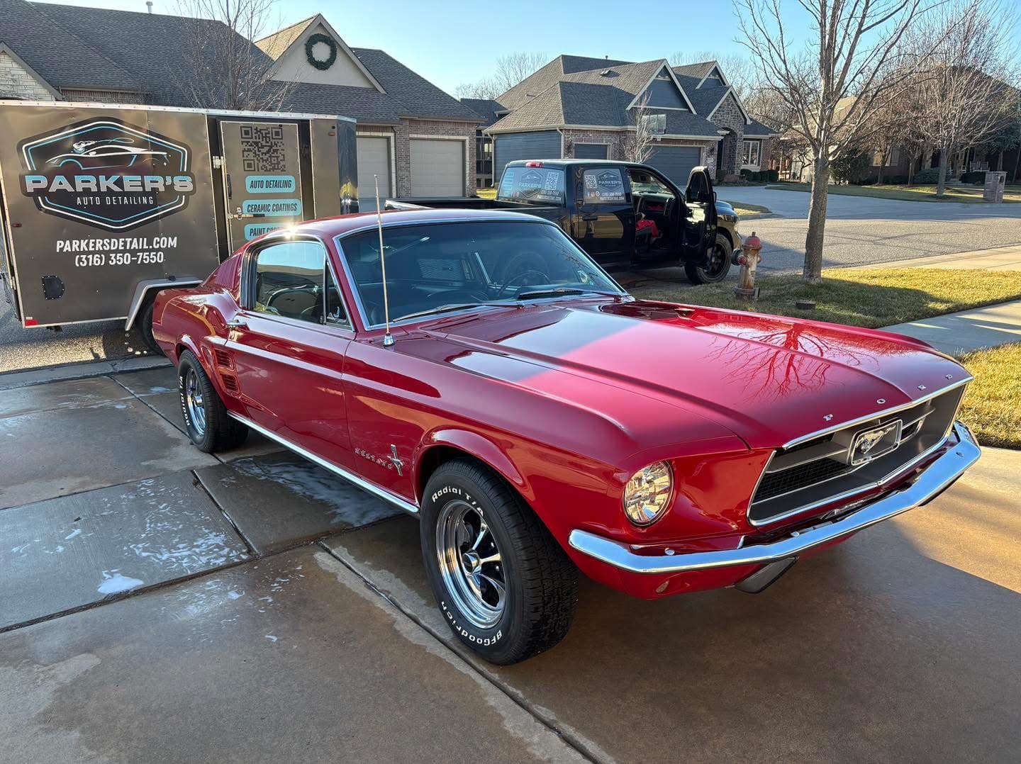 Clean car after detailing service from Parker's Detail in Wichita KS